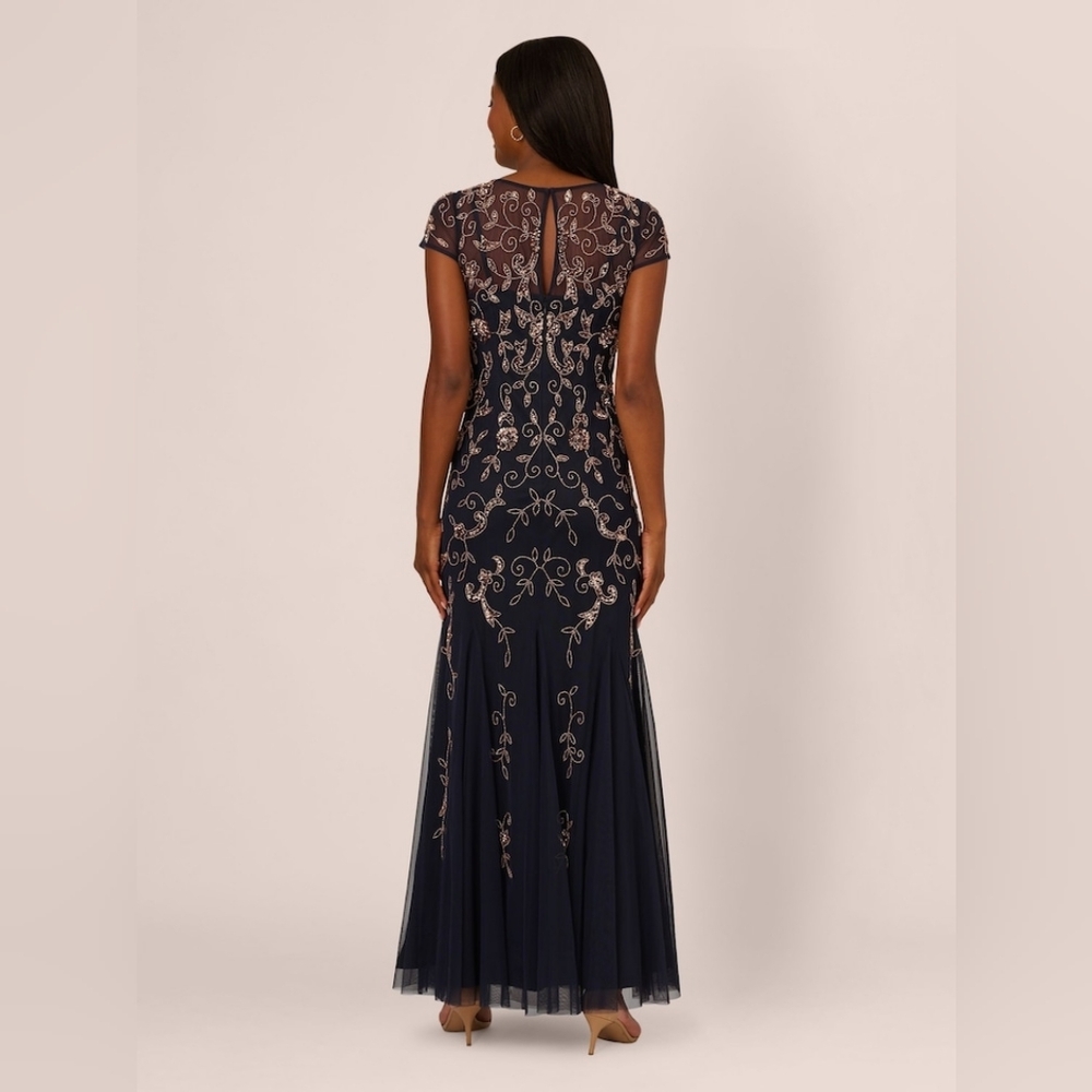 Pappell Boutique Beaded Embellished Evening Gown - Picture 2 of 13